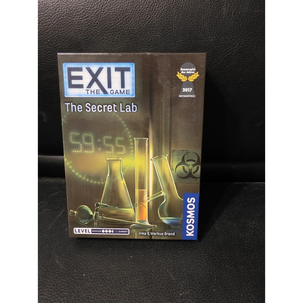 Exit The Secret Lab Escape Room Game The Game Kosmos Used Has All Pieces